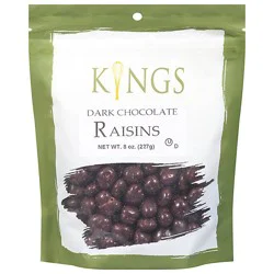 King's Dark Chocolate Raisins - 8 Oz