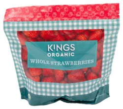 Kings Organic Frz Whl Strawberries - 10 Oz