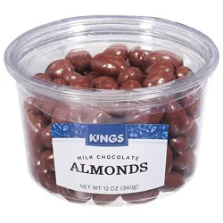 Kleins Natural Milk Chocolate Almonds - 12 Oz
