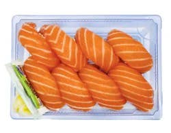 Sushi Maru Express Salmon Nigiri Sushi* - 8 Count (Available After 11 Am)