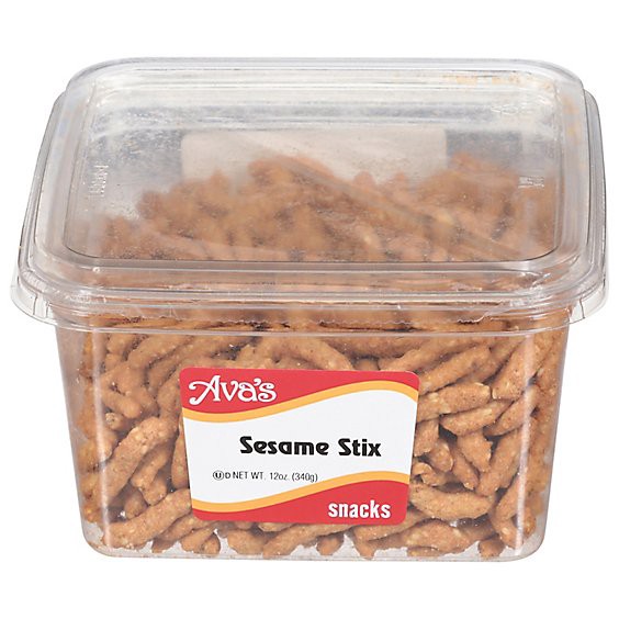 slide 1 of 1, Ava's Salted Sesame Sticks Family Tub - 12 Oz, 12 oz