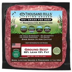Th Grs Fed Grnd Beef 85 Brick - Lb