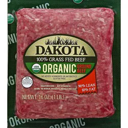 Dakota Org Ground Beef - 16 Oz