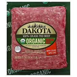 Dakota Org Ground Beef - 16 Oz