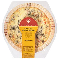 Bal Quiche Tomato Basil Mozz Lg - 28 Oz