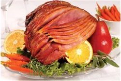 Leidy Ham Smoked Semi Boneless Half Abf - 7 Lb