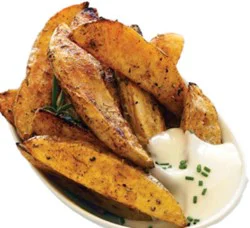Kings Seasoned Potato Wedges Hot - 1 Lb