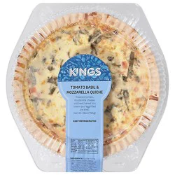 Quiche Tomato Basil Mozzarella - 28 Oz