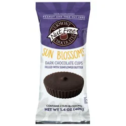 Vermont Nut Free Dark Choc Sun Blossoms - 1.4 Oz
