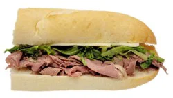 Fresh Creative Cuisine Roast Beef & Provolone Half Sub Sandwich - 6.75 Oz