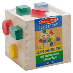 M&d Shape Sorting Cube - 1 Ea