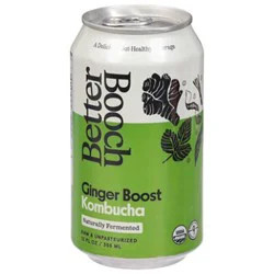 Better Booch Kombucha Ginger Boost Organ - 16 Oz