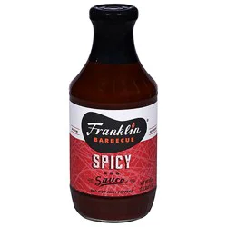 Franklin Bbq Sauce Spicy - 18 Oz