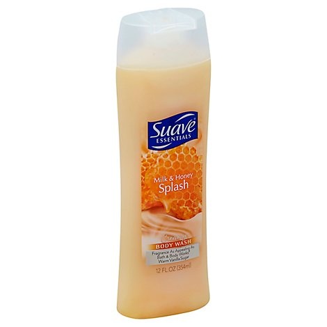 slide 1 of 1, Suave Body Wash Milk Plus Honey Splash 15 Oz - 15 FZ, 15 fl oz