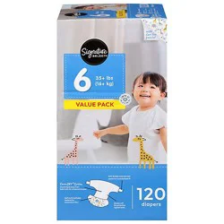 Signature Select/care Diapers Economy Stage 6 Value Pk - 120 Ct