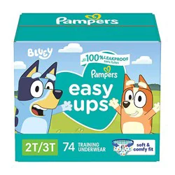 Pampers Easy Ups Boy Sz 2-3t Super Pack - 74 Ct