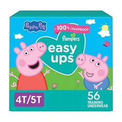 Pampers Easy Ups Girl Sz 4-5t Super Pack - 56 Ct