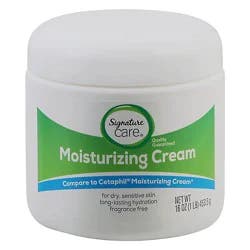 Signature Select/care Moisturizing Cream Fragrance Free - 16 Oz.