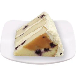 Bakery Lemon Blueberry Cake Colossal Slice - Each (1060 Cal.)
