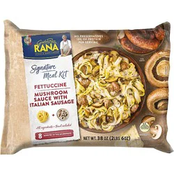 Giovanni Rana Fettuccini With Mushroom Sauce And Italian Sausage - 38 Oz.