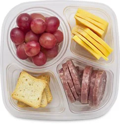 Readymeals Salami Cheddar Grapes & Toast Quad Ready2eat - Each