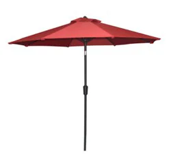Signature Select Red Market Umbrella - 9 Foot