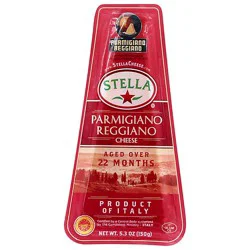 Stella Parmesan Reggiano Cheese Wedge - 5.30 Oz
