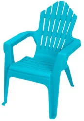 Gracious Living Kid Airondack Chair Teal -Each