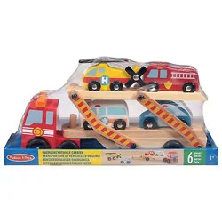 Melissa & Doug Emergency Vehicle Carrier