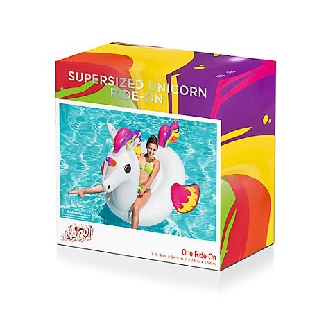 slide 1 of 1, Best Supersize Unicorn Ride On - EA, 1 ct