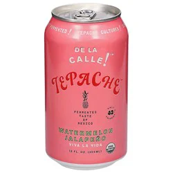 De La Calle Tepache Watermelon Jalapeno - 12 Oz