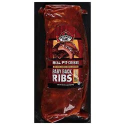 Brookwood Farms Pork Bbq Back Loin Ribs - 24 Oz