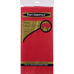 Northwest Enterprises Red Plastic Tablecover - Each