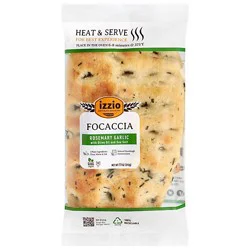 Tb Iz Rosemary Garlic Focaccia With Olive Oil And Sea Salt Take And Bake - Ea