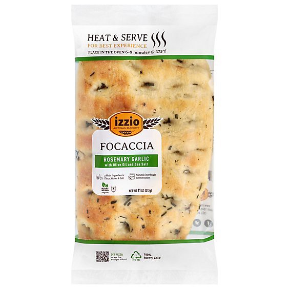 slide 1 of 1, Tb Iz Rosemary Garlic Focaccia With Olive Oil And Sea Salt Take And Bake - Ea, 11 oz