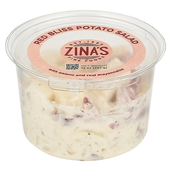 slide 1 of 1, Zinas Salads Red Bliss Potato Salad - 14 Oz, 14 oz