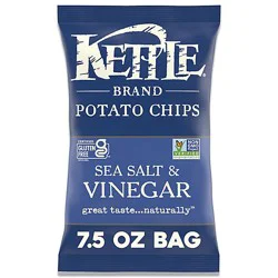 Kettle Brand Sea Salt And Vinegar Kettle Potato Chips - 7.5 Oz