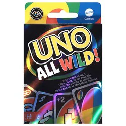 Mattel Uno All Wild! Card Game - Each