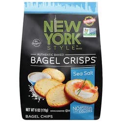 New York Style Sea Salt Bagel Crisps - 6 Oz