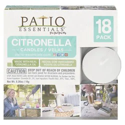 Pat Citronella Tea Light - Ea