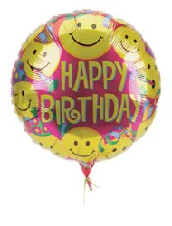 Balloon Mylar Standard 18 Inch - Each (Style May Vary)