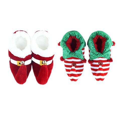 slide 1 of 1, Ssel Santa Elf Slippers - EA, 1 ct