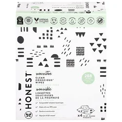 Honest Plant Based Baby Wipes - 288 Ct