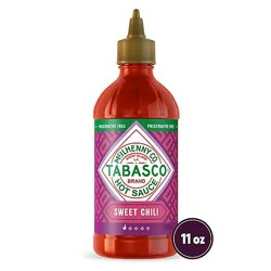 Tabasco Sweet Chili Sauce Mild Hot Sauce In Easy Squeeze Bottle - 11 Fl. Oz.