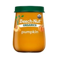 Beechnut Org St 1 Pumpkin Baby Food Jar - 4 Oz