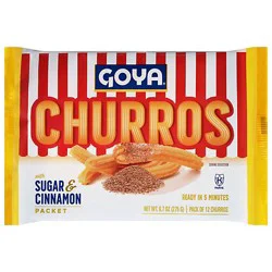 Goya Churros With Sugar & Cinnamon Packet - 9.7 Oz