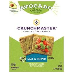 Crunchmaster Avocado Toast Salt & Pepper 3.54oz