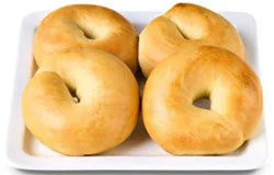 New York Plain Bagels 4 Count - Ea
