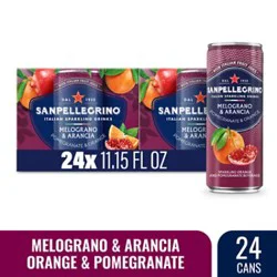 Sanpellegrino Melograno & Arancia Sparkling Beverage Can - 24-11.15 Fl. Oz.