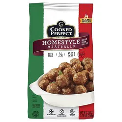 Cooked Perfect Homestyle Meatballs - 28 Oz